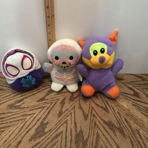 Kelly Toy Plush Lot‎ Squishmellow Spidey Skeleton Fox
